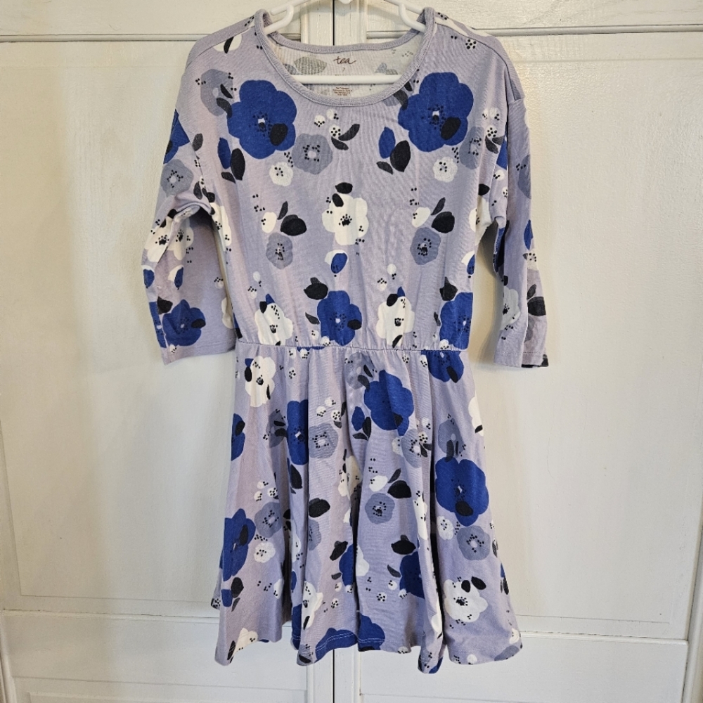 Tea Collection Lavender Floral Dress